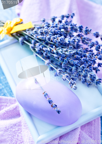 Image of soap and lavender