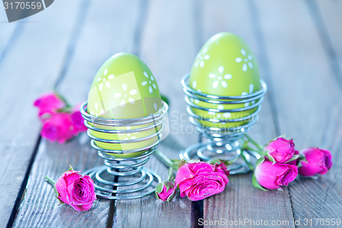 Image of easter eggs