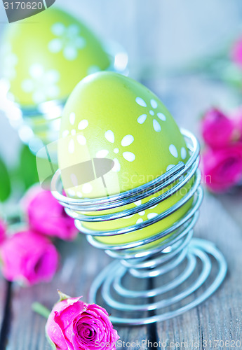 Image of easter eggs