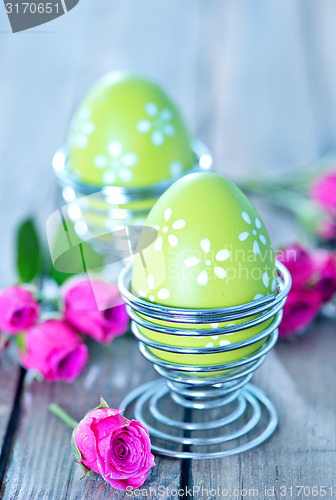 Image of easter eggs