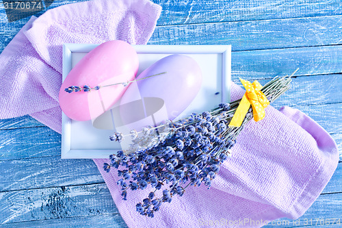 Image of soap and lavender