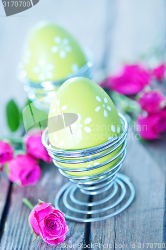 Image of easter eggs