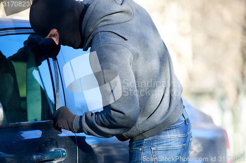 Image of car thief
