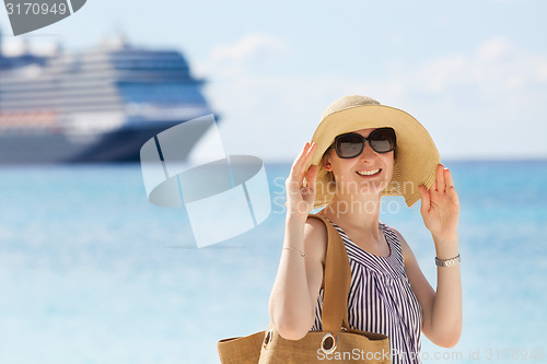 Image of woman at vacation