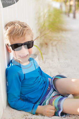 Image of kid at the beach