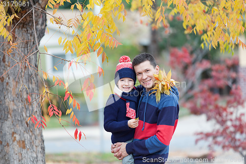 Image of family at fall