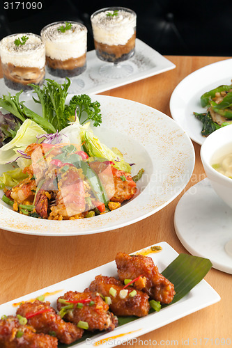 Image of Variety of Thai Food Dishes