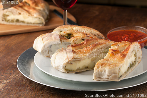 Image of Stromboli Stuffed Bread