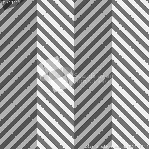 Image of Geometrical pattern with gray and black zigzag lines with folds