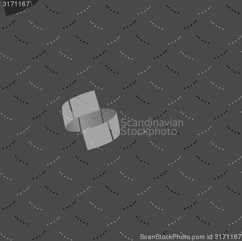 Image of Monochrome pattern with gray and black dotted short lines