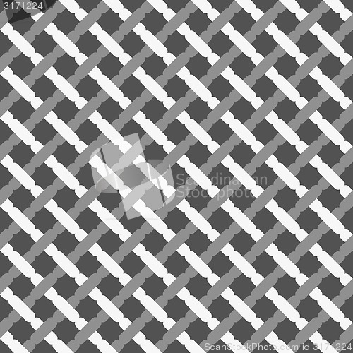 Image of Monochrome pattern with shades of gray lattice