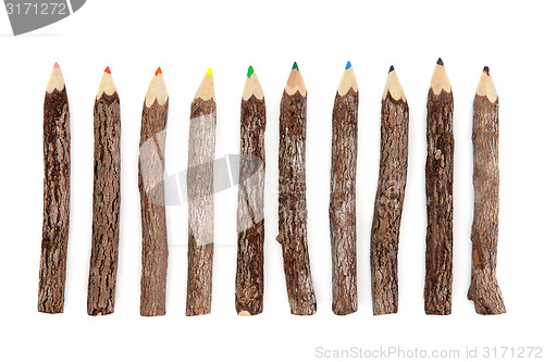 Image of Rustic Wood Pencils