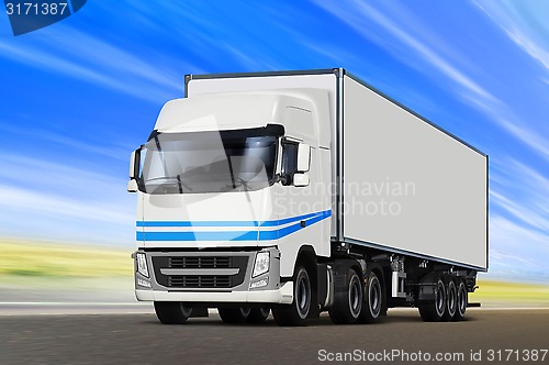 Image of White truck