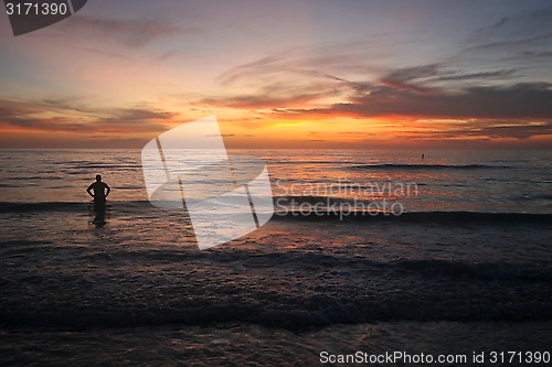 Image of Stunning Ocean Sunset