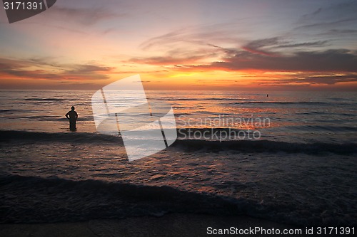 Image of Stunning Ocean Sunset