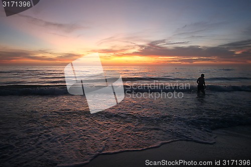 Image of Stunning Ocean Sunset