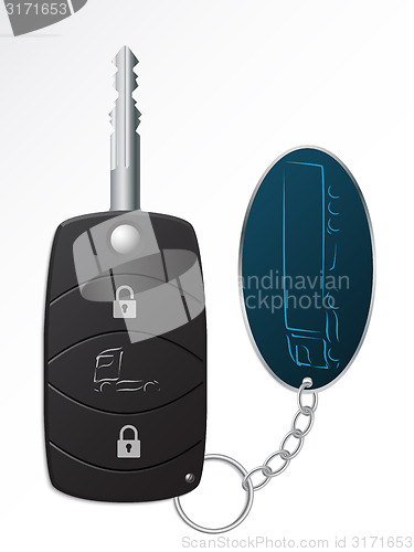 Image of Truck ignition remote key