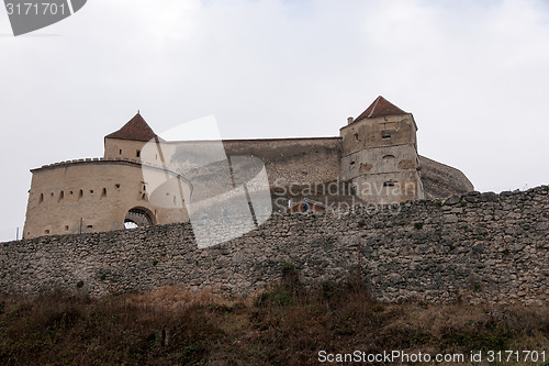 Image of Rasnov Castle in Romania