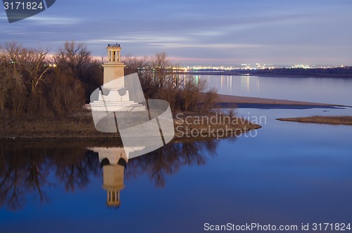 Image of Lighthouse at the entrance of Volga-Don canal