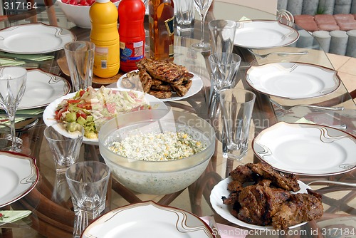 Image of dinner table