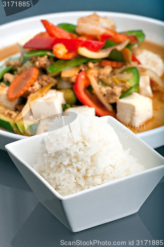 Image of Thai Stir Fry and Jasmine Rice