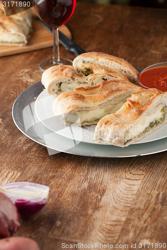 Image of Stromboli Stuffed Bread