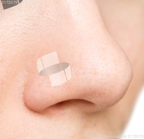 Image of woman nose