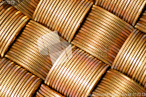 Image of Bunch of golden coins