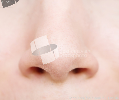 Image of woman nose