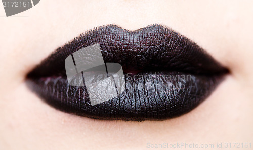 Image of black lips