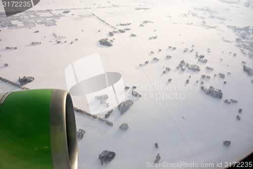 Image of airplane window