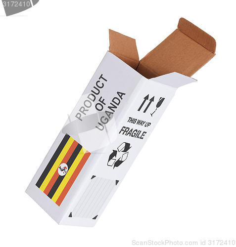 Image of Concept of export - Product of Uganda