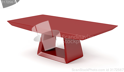 Image of Red stylish coffee table