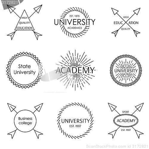Image of Set of emblem