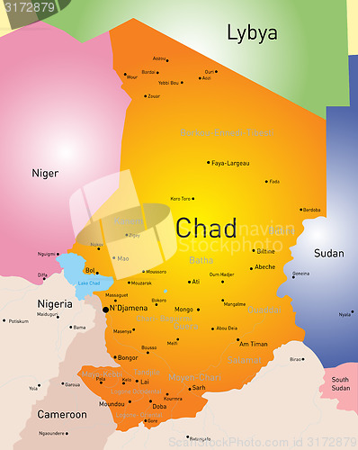 Image of Chad map