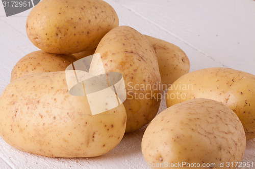 Image of Farm fresh washed whole potatoes