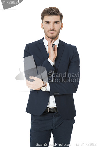 Image of Stylish successful young businessman