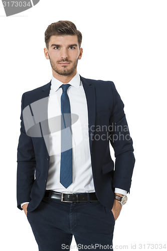 Image of Stylish successful young businessman