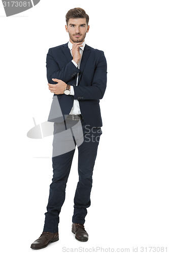 Image of Stylish successful young businessman