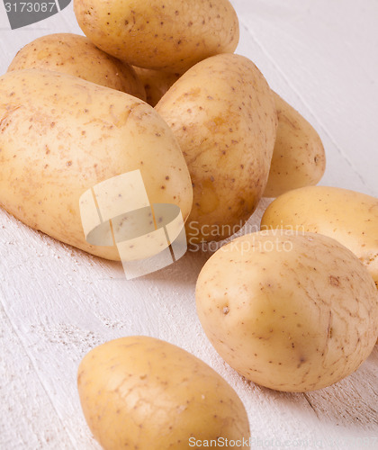 Image of Farm fresh washed whole potatoes