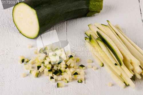 Image of Fresh marrow or courgette