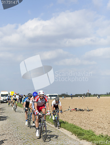 Image of The Peloton- Paris Roubaix 2014