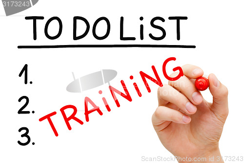Image of Training To Do List Concept