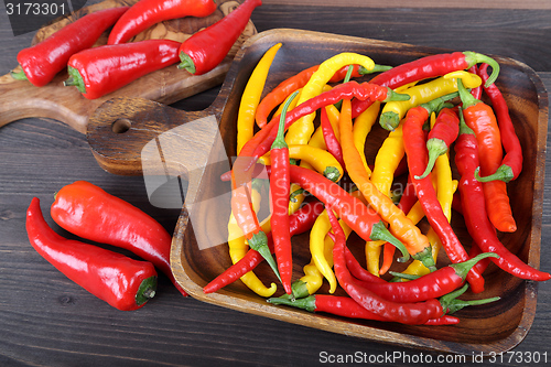 Image of Colored peppers