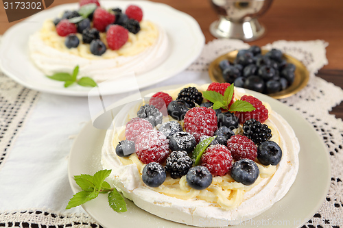 Image of Dessert with berries