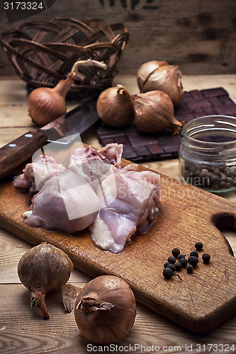 Image of raw fillet of chicken meat