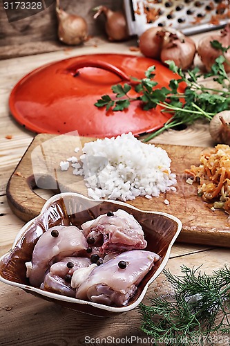 Image of raw fillet of chicken meat