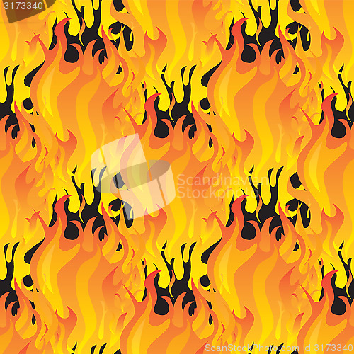 Image of Fire seamless pattern