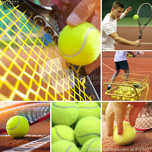 Image of 	Tennis concept