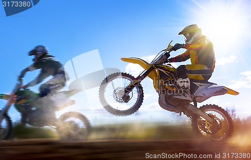 Image of motocross rider